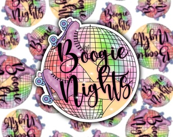 Boogie Nights HOLOGRAPHIC Sticker