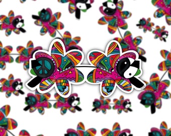 Groovy Glasses Sticker