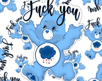 Eff You Bear Static Cling