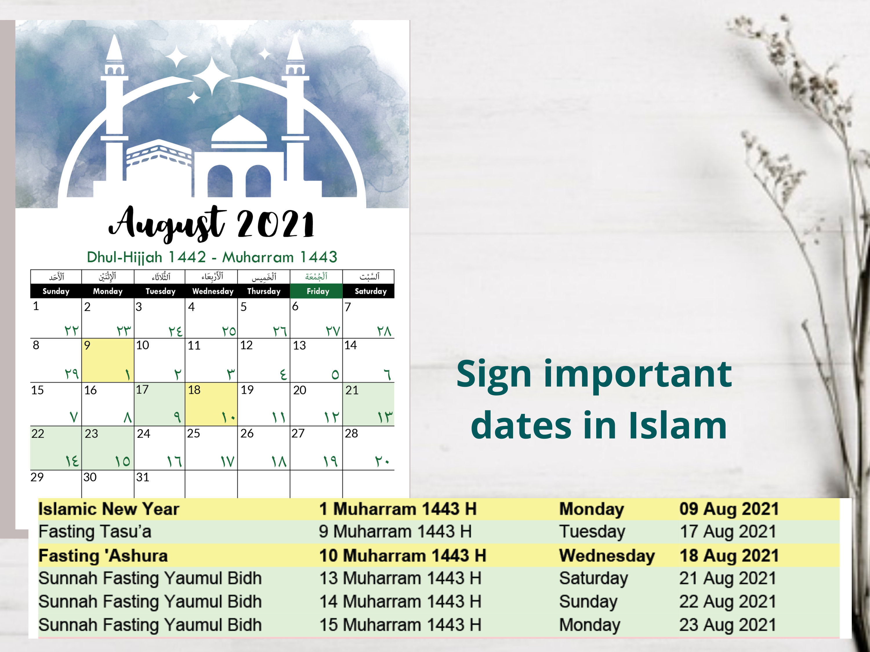 islamic calendar 2021 usa islamic calendar 2021 usa