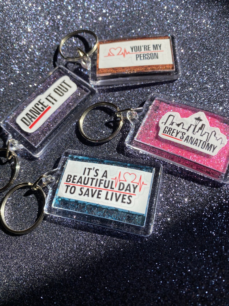 Greys anatomy keychain greys anatomy gifts gifts keychains Etsy