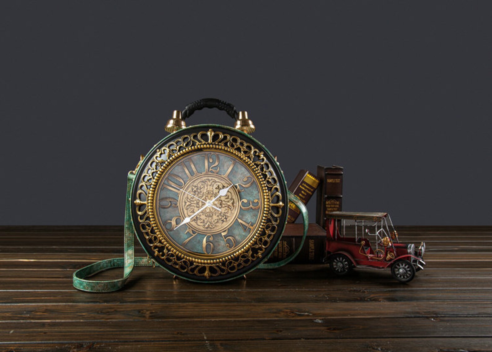Alice im Wunderland Handtasche Uhr Tasche Vintage Retro Etsy