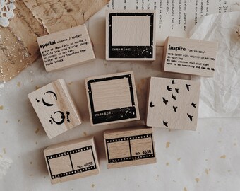 Imperfect Rubber Stamps | Deco Rubber Stamps | Scrapbooking | Deco | Journal Stamps