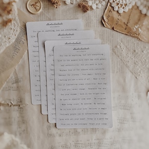 Pegatinas / Pegatinas de frases / Frases de máquina de escribir / Tiras de pegatinas para diario de palabras / Pegatinas de palabras para scrapbooking