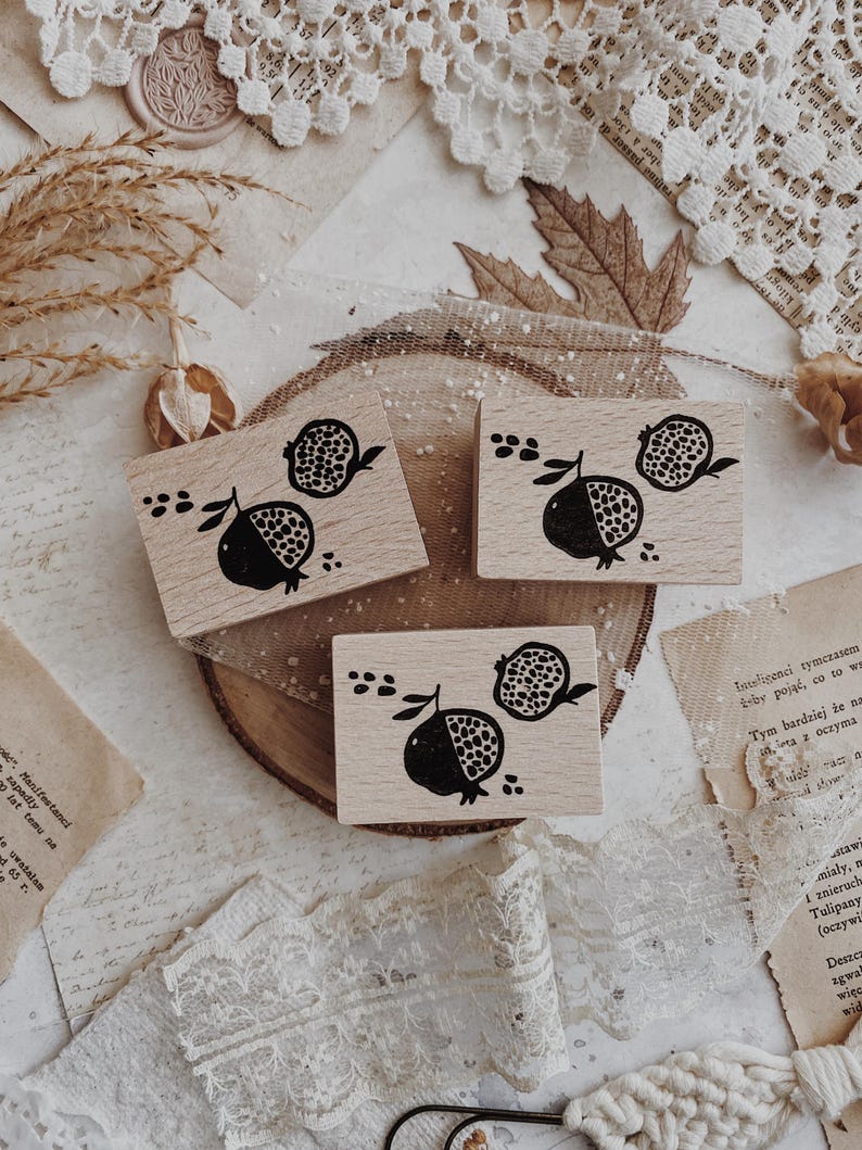Destash Stamps | 50% off | Old Collections | Scrapbooking, Journaling, Paper Crafts pomegranate