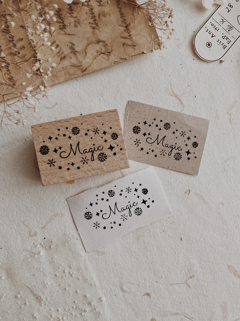 Rubber Stamp Wooden Rubber Stamp Journal Stamps Bullet Journal Vintage Rubber Stamp Decorative Stamp Planner Stamp image 5