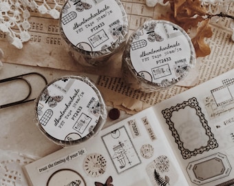 Albumlovehandmade collage tape for journaling & scrapbooking, 5cm wide