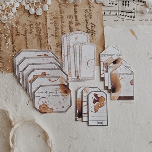 Ephemera Pieces | Cut Outs | Labels | Collage | Paper Goodies | Journal Ephemera | Set of 17 pieces