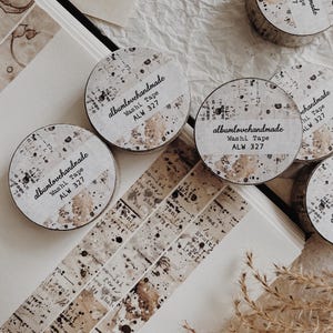 Set 10 Rotoli Washi Tape - Nastro Decorativo Per Diari, Scrapbooking, Regali, Design Colorati