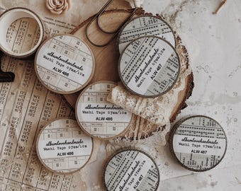 Washi Tape | Numbers Design | Scrapbooking Journal Washi | 0,7mm x 10m