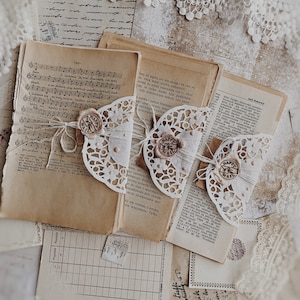 Pagine di vecchi libri / Pacco di carta / Carta vecchia / Pacco di carta vintage / Carta mista Vecchio libro / Pacco di carta / Scrapbooking / 20//40//60 pagine