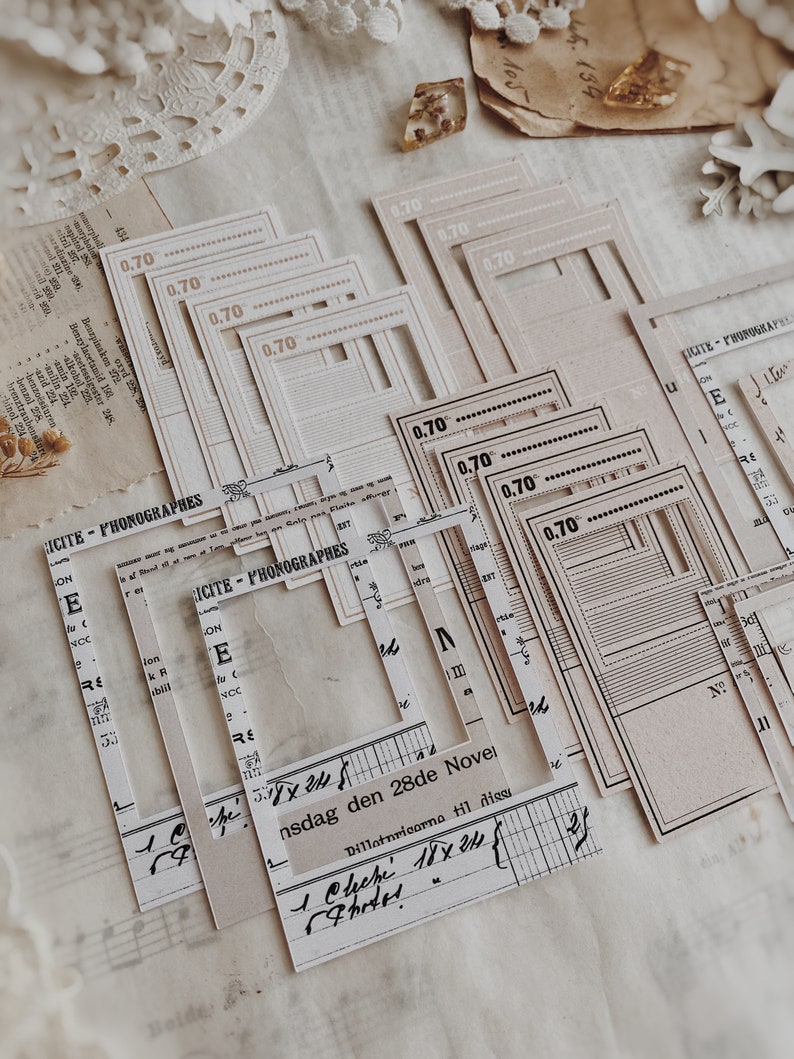 Cut Outs | Frames | Journaling | Paper Crafts | Scrapbooking | Junk ...