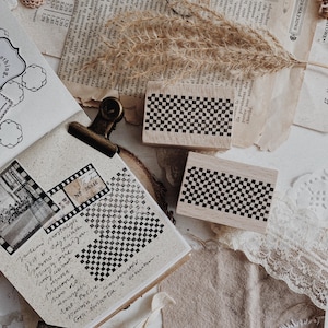 Rubber Stamp | Wooden Rubber Stamp | Journal Stamps | Bullet Journal | Vintage Rubber Stamp | Decorative Stamp | Planner Stamp