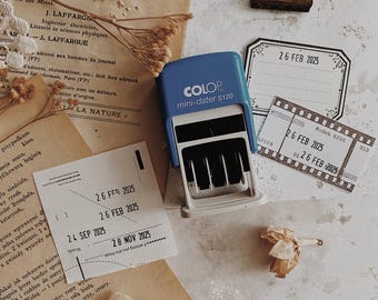 Mini Date Stamp: Self-Inking Planner Stamp (2025-2035)