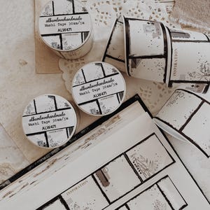 Washi Tape | Rahmen | Journal Washi Tape | Planer Washi Tape | Dekoband | Washi Tape | Bullet Journal Washi | 30mm