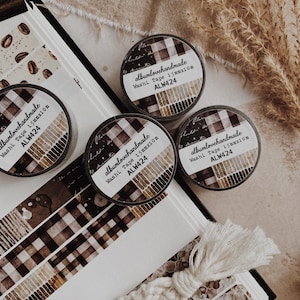 Washi-tape | Collageontwerp | Washi-tape voor dagboek | Washi-tape voor planner | Decoratietape | Washi-tape | Bullet Journal Washi | 15 mm x 10 m