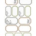 Printable A4, 8.5x11 Labels Digital Floral Instant Download - Etsy
