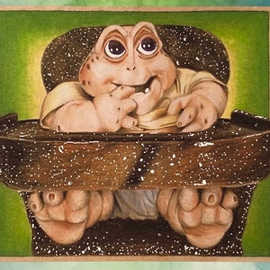 Vintage Dinosaurios Tv Show Baby Sinclair No La Mama Sinclair Etsy