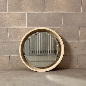 vintage 70s design backlit mirror