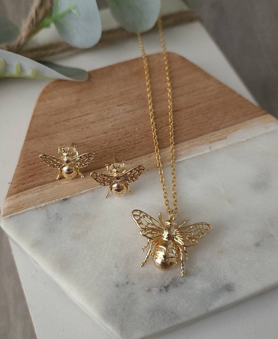 Honey bee gold jewelry best sale