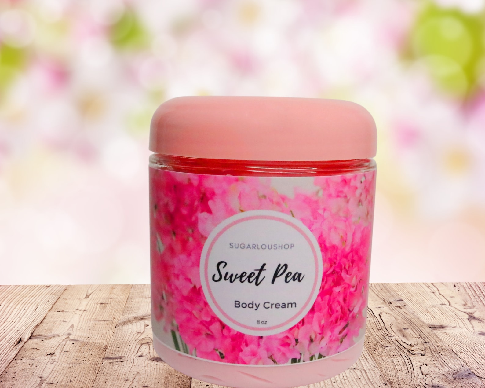 Sweet Pea Body Cream / Natural Body Cream/ Nongreasy Etsy