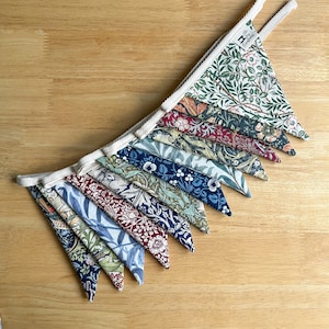 Handmade William Morris Bunting