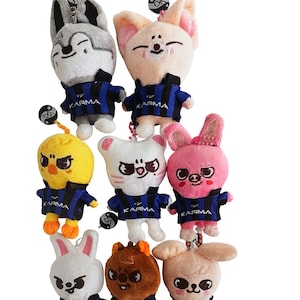 Stray Kids SKZOO KARMA Plush Keychain, Backpack Charm, Gift for Her