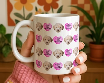 Personalised Pet Photo Mug | Custom Dog Cat Mum Gift, Birthday Christmas Present