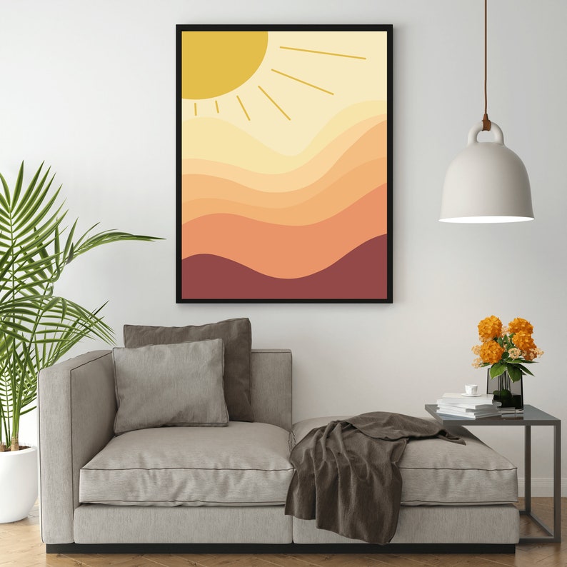 Living Room Wall Art Decor Contemporary Home Decor Modern Etsy UK