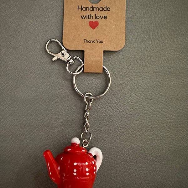 Teapot Keychain Etsy