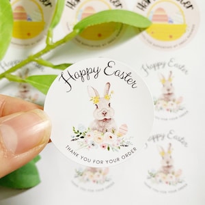 Ostern Aufkleber Frohe Ostern personalisiert Brauch für kleine Geschäft Aufträge niedlich Feier Geschäft Etiketten Aufkleber Danke Ostern Aufkleber
