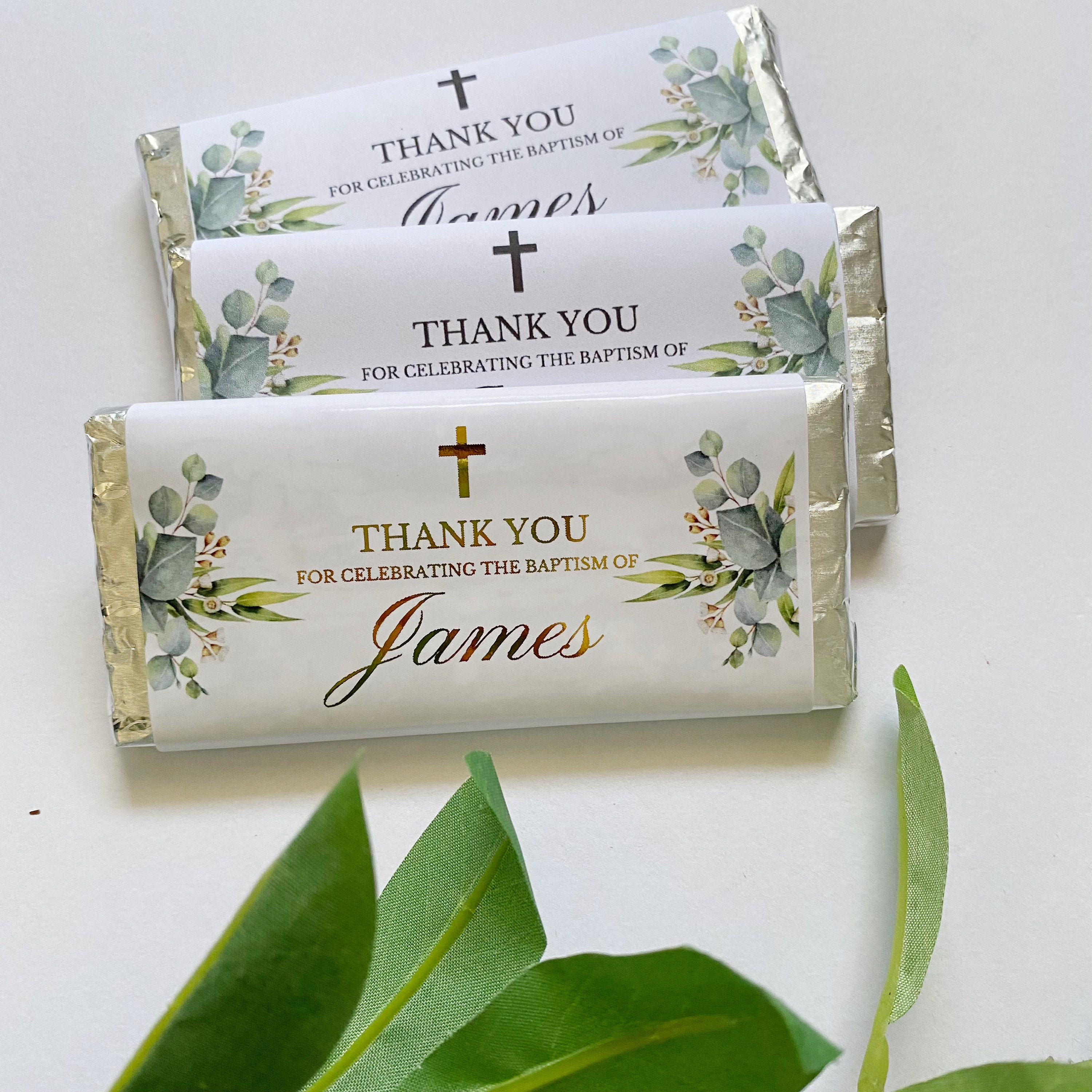 20pc Custom Chocolate Bar Gold Foil Wrapper Custom Name Etsy Australia