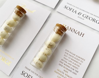 Glass Test Tubes with Cork Stoppers | Wedding, Baby Shower party Favour Tubes | Fillable Bomboniere Containers | Candy, Salts, Tea & Spice