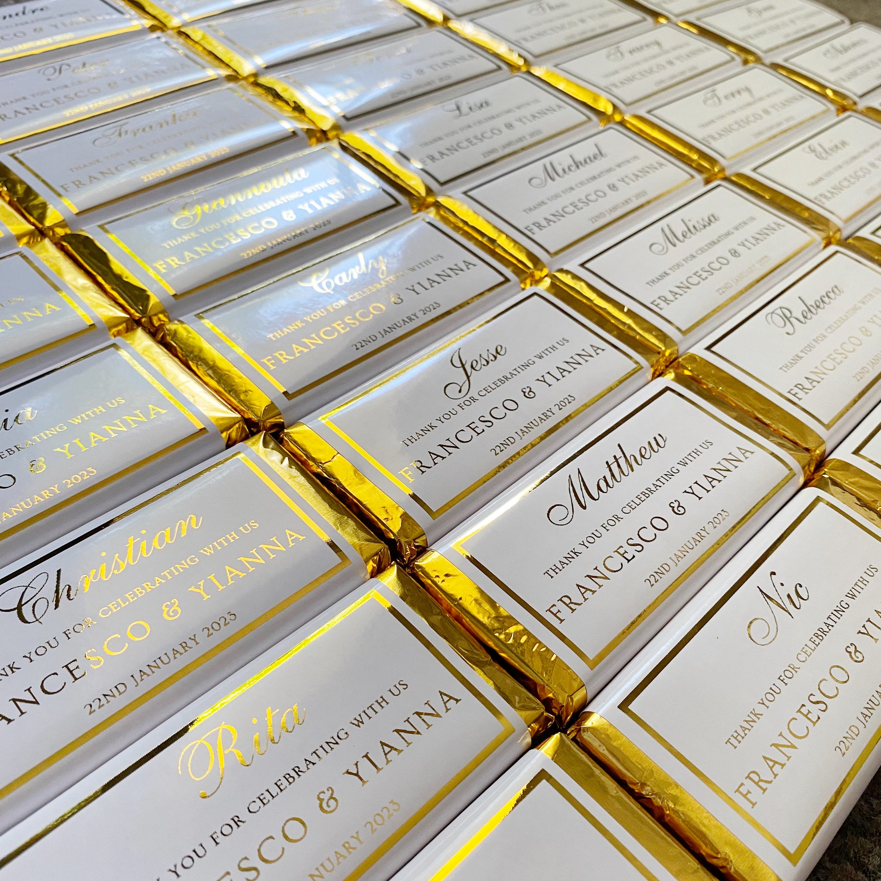 Wrapper Sticker Custom Foil Chocolate Wrapper Sticker: Wedding Celebration Favor - Etsy ...