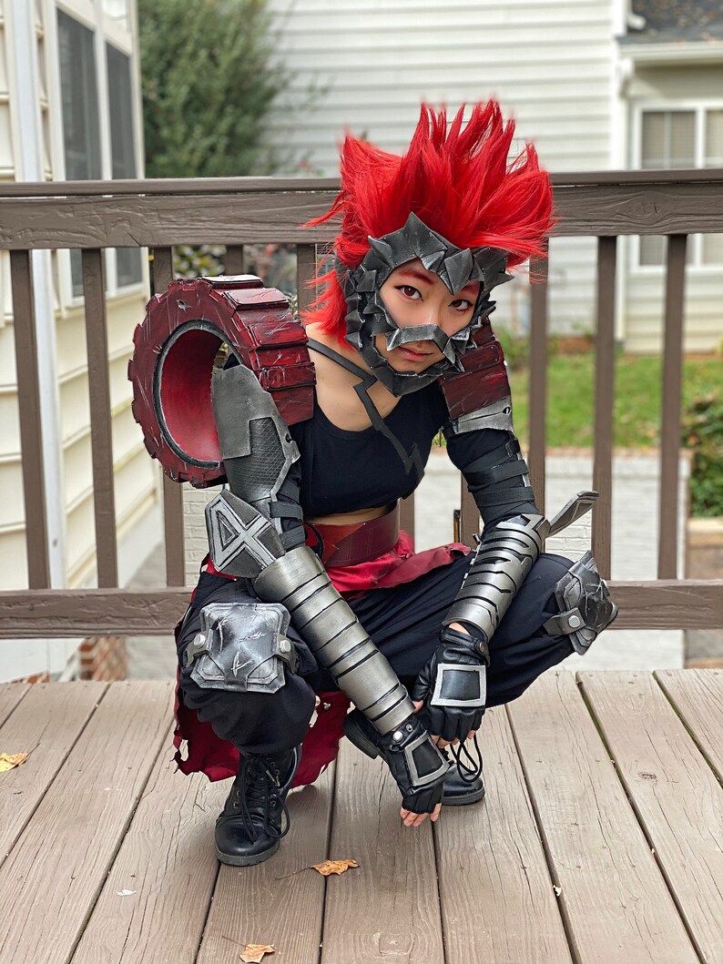 Kirishima/Red Riot Upgraded Costume Armor Pattern Etsy