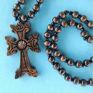 Croce collana, croce collana armena, miglior regalo, fatto a mano, collana crocifisso, ciondolo religioso, gioielli cristiani