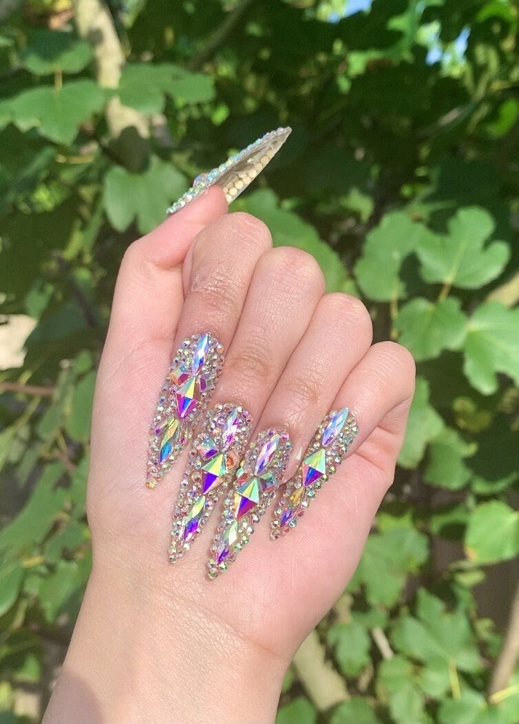 Extra Long Nails - Etsy Extra Long Nails - Etsy