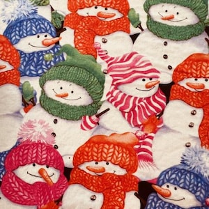 Snowman Placemats set of 4
