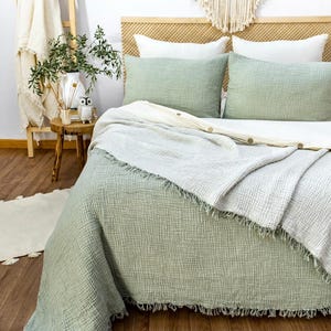 Cooling Cotton Blanket Perfect for Hot Sleepers Gets softer after every wash .