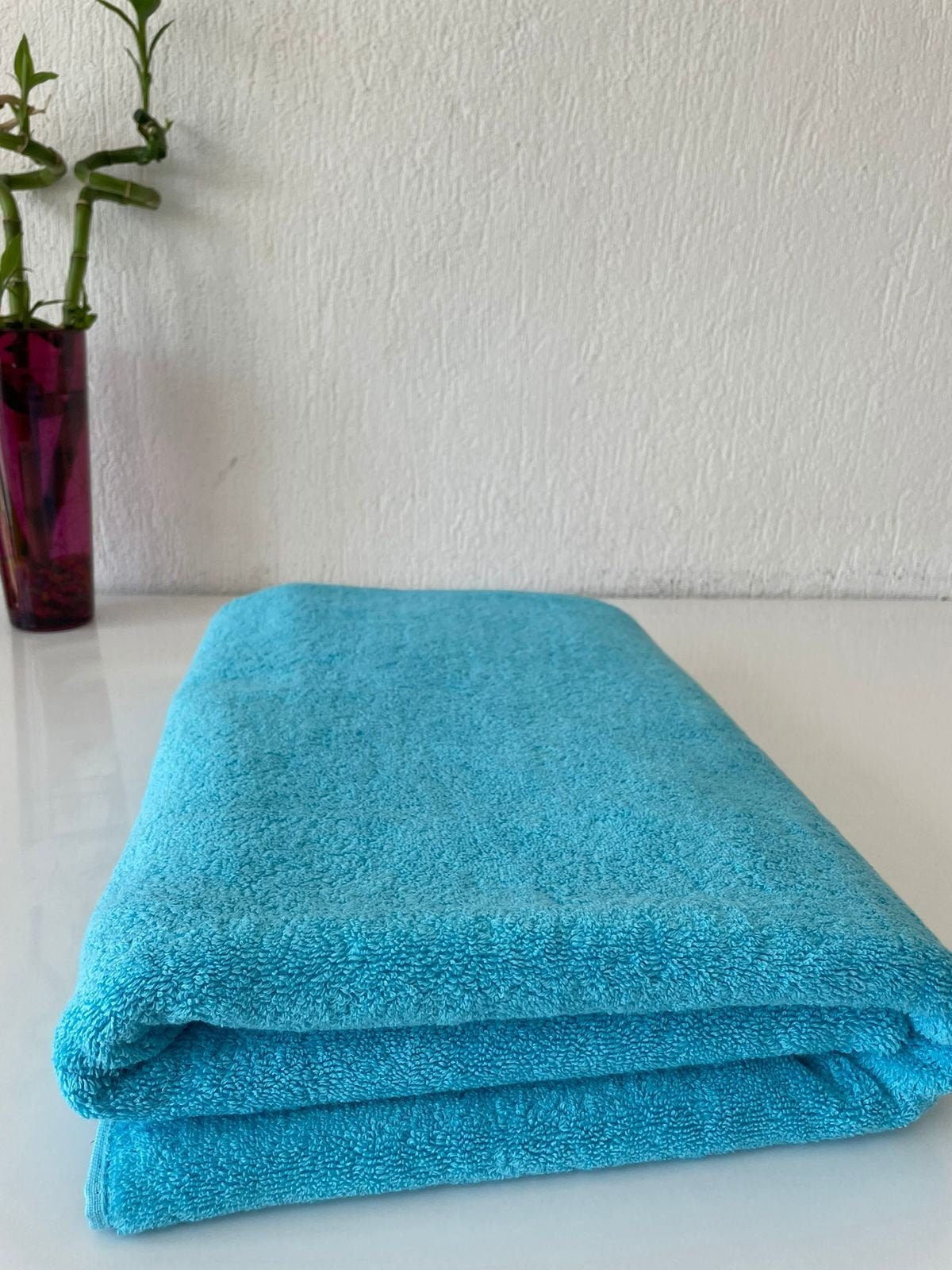 NEW House 5x Towel 70x140cm Shower Towel Bath Towel Sauna Towel 100% Cotton Turquoise 