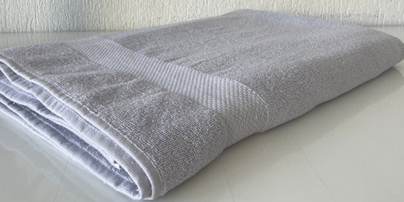 Extra Large Oversized Bath Towels Grey, 100% Cotton Turkish Towels