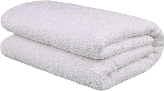 Extra Large Oversized Bath Towels White 100% Cotton Turkish Towels for  Hotel Spa