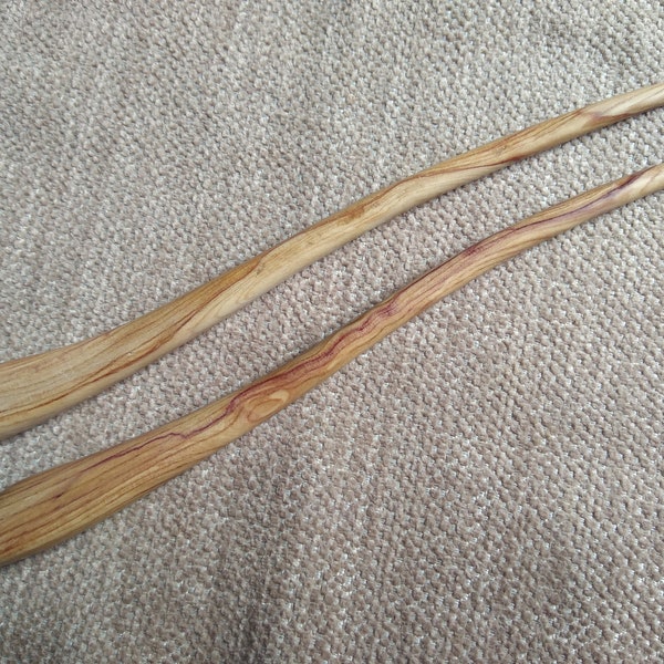 Wooden Hair Stick, 7", Lilac wood, hair stick, hair pin wood, hair pin, wooden pin