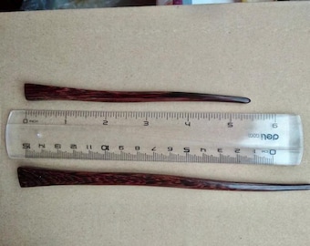 Ebony Wooden Hair Stick: Fine Texture Hair Pin
