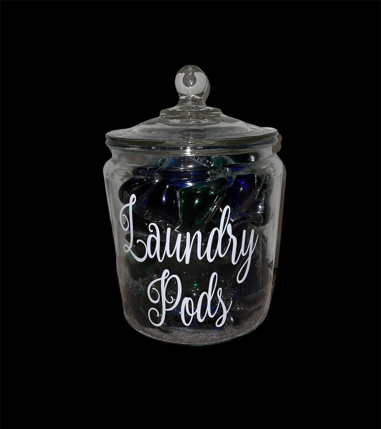 Laundry Pods/Detergent Jar Etsy