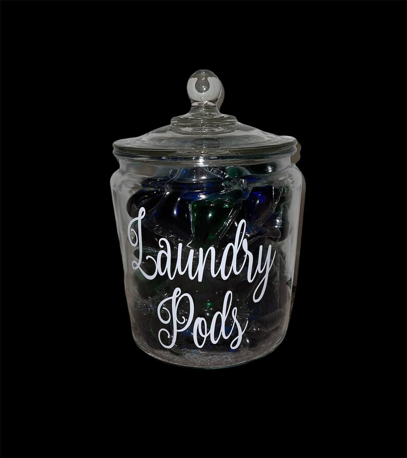 Laundry Pods/detergent Jar Etsy
