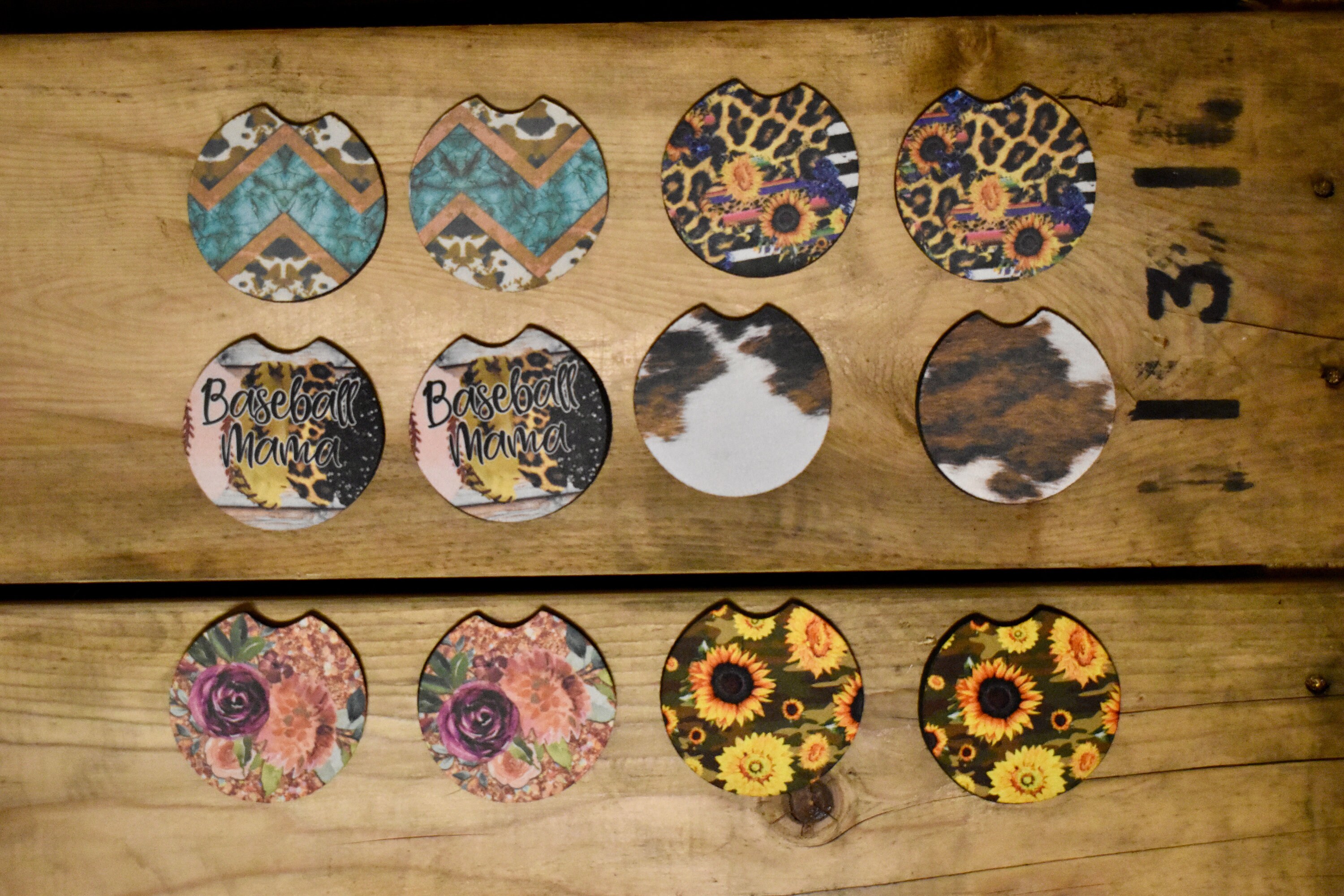 Car Coasters Set of 2 Etsy UK