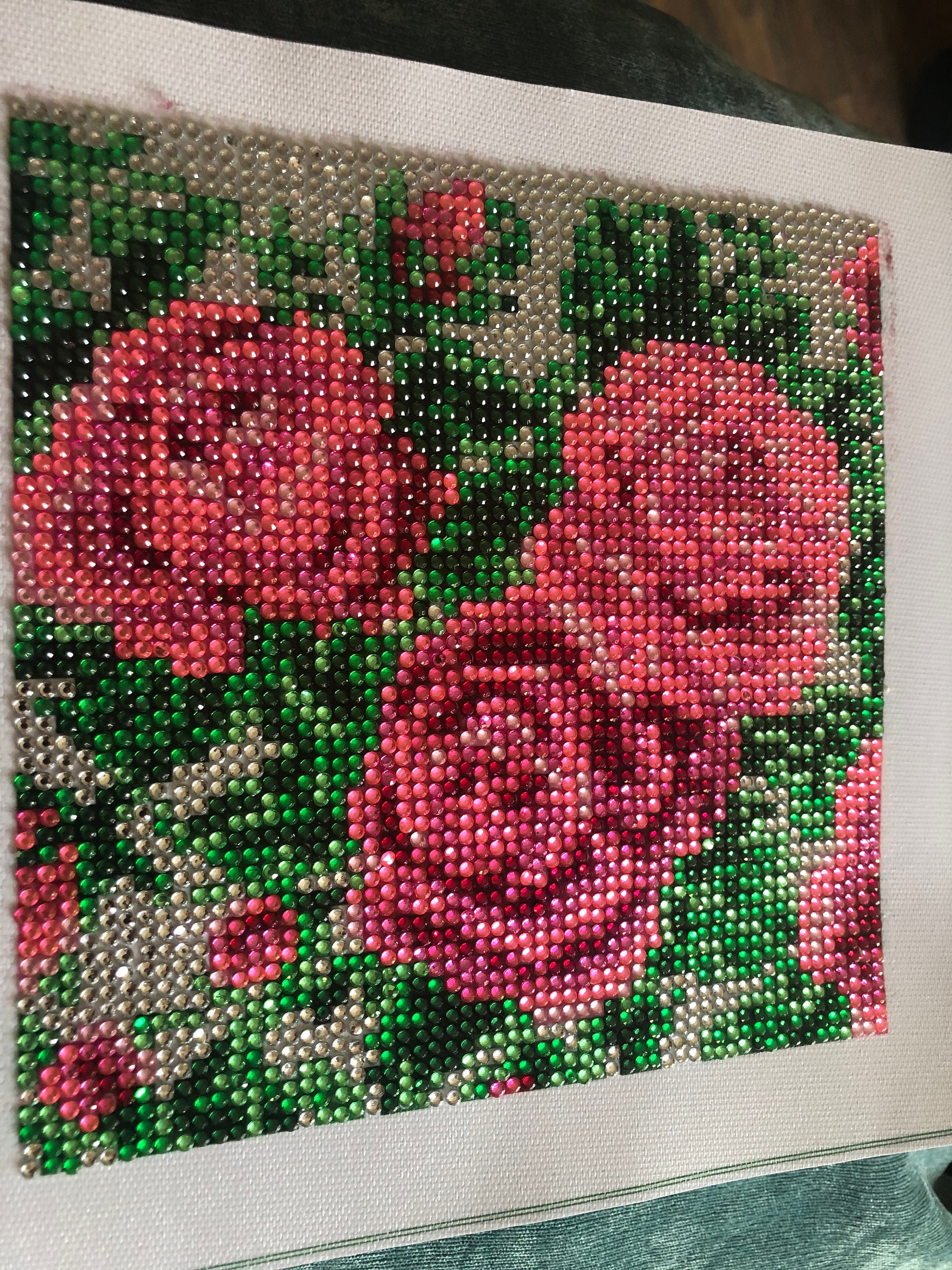 Rose Diamond Art Etsy UK