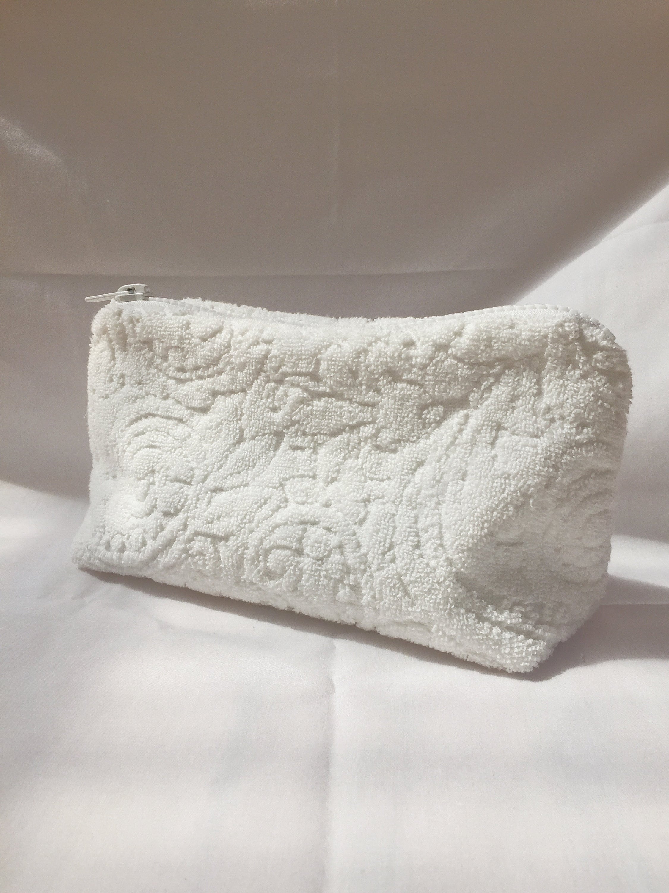 Terry Cloth/Terry Towelling Cosmetic Bag Makeup Bag Toiletry Etsy