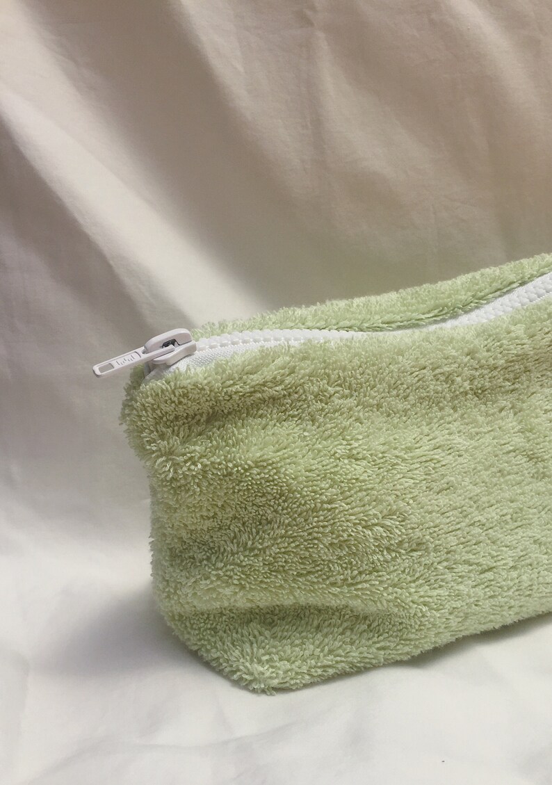 terry towel cosmetic bag